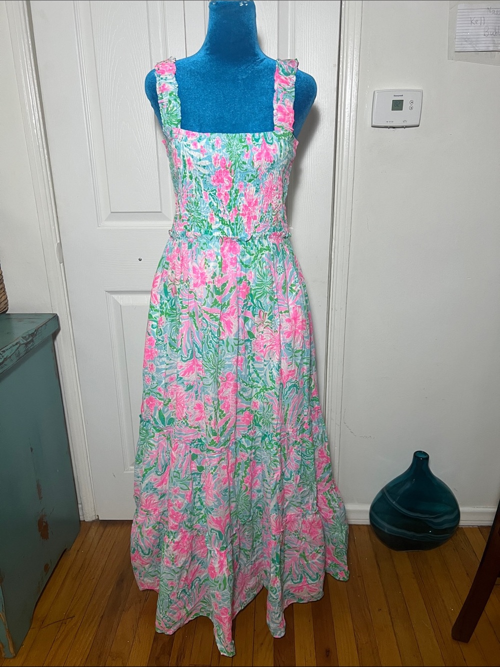 NWOT Lily Pulitzer Hadley Cotton Maxi Dress Women’s Large